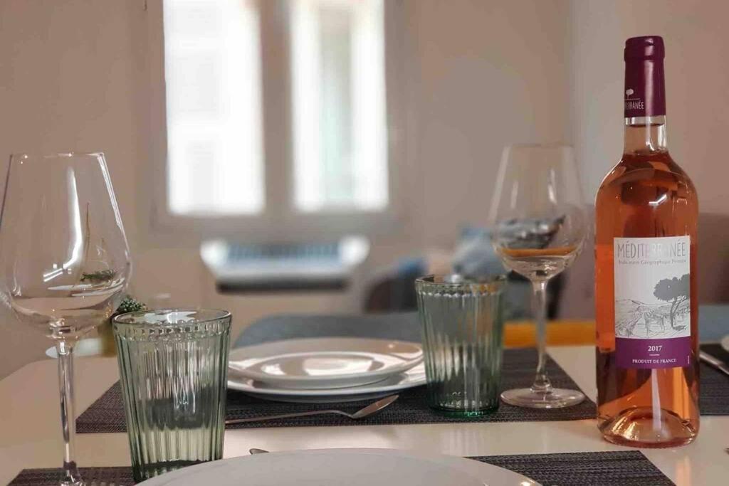 Appartement 2 Chambres Refait A Neuf, Climatise, A 2 Min De La Mer Nice Eksteriør billede