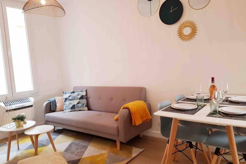 Appartement 2 Chambres Refait A Neuf, Climatise, A 2 Min De La Mer Nice Eksteriør billede